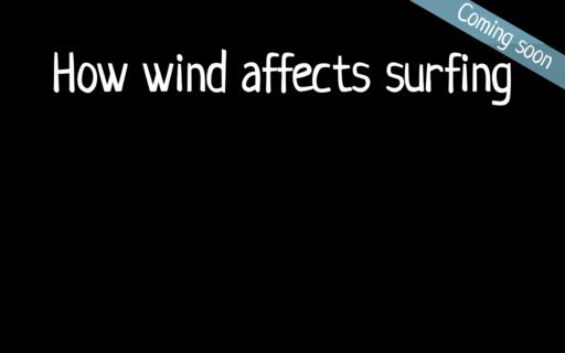 Cover image for 'Reading the forecast 2 - how wind affects the surf' article