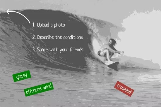 surf report creation poster